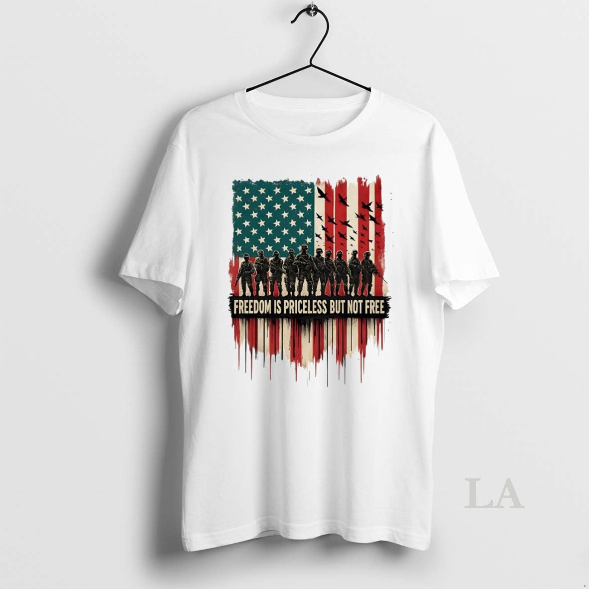 Original American Veteran Freedom Is Priceless But Not Free Shirt