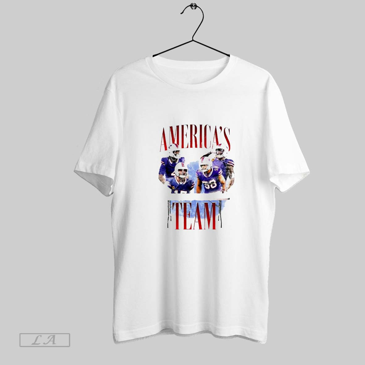 Original Americas Team Football Player Collage Lighting Tank Top