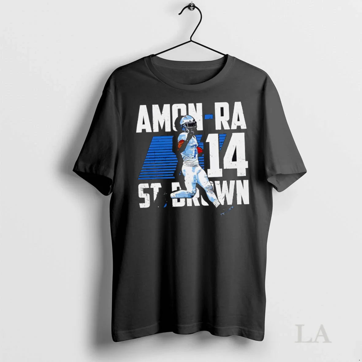Original Amon Ra St Brown Detroit Player Name Tank Top Authentic