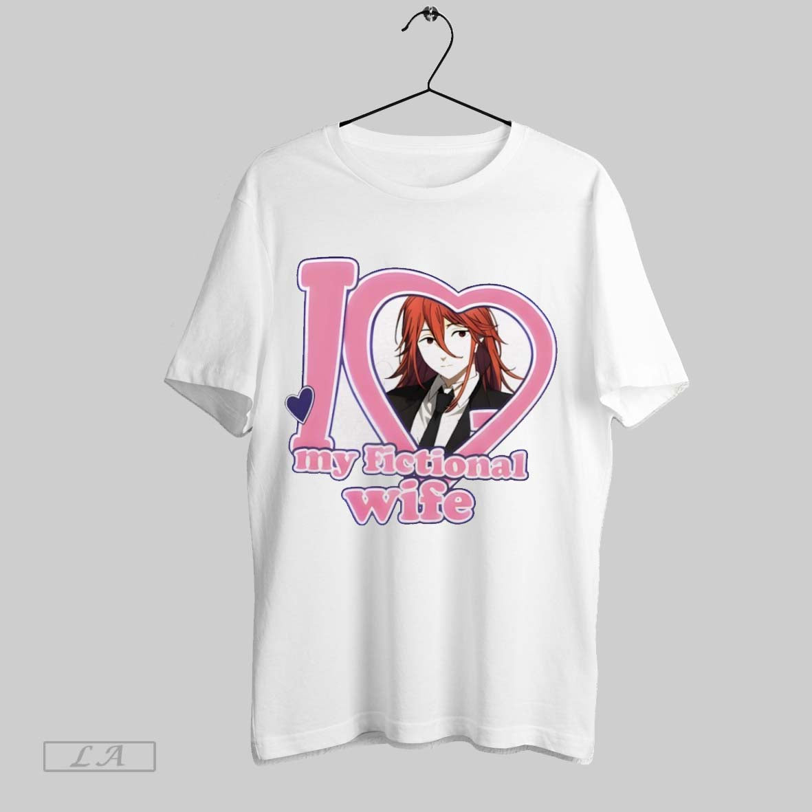 Original Angel Devil I Love My Fictional Wife Shirt Retro Outfit