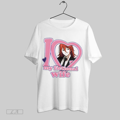 Original Angel Devil I Love My Fictional Wife Shirt Retro Outfit