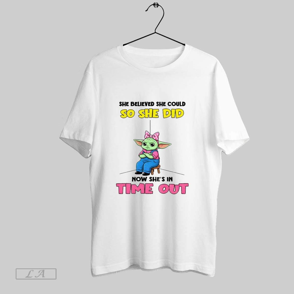 Original Angry Yoda She Believed She Could So She Did Now Shes Time