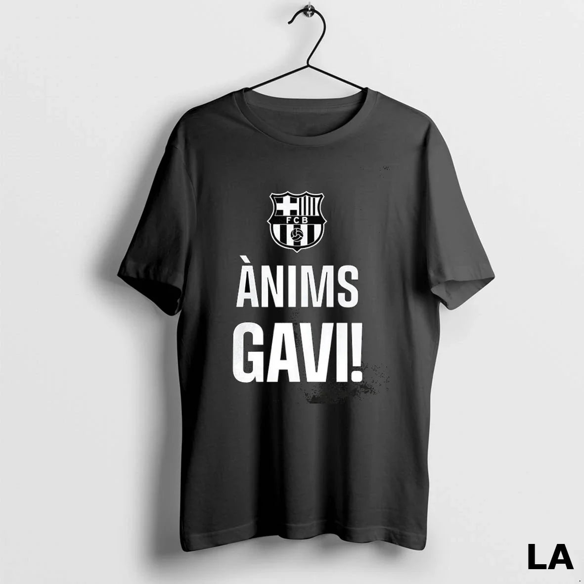 Original Anims Gavi Barcelona Logo Shirt Vintage Collection