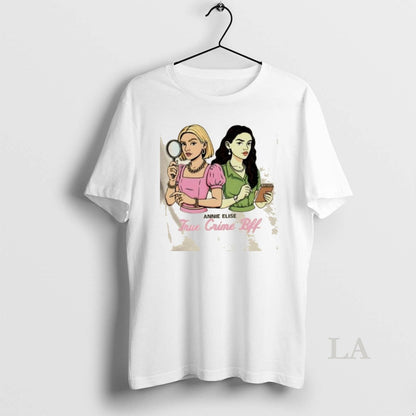 Original Annie Elise True Crime Bff Cartoon TShirt Premium Merch
