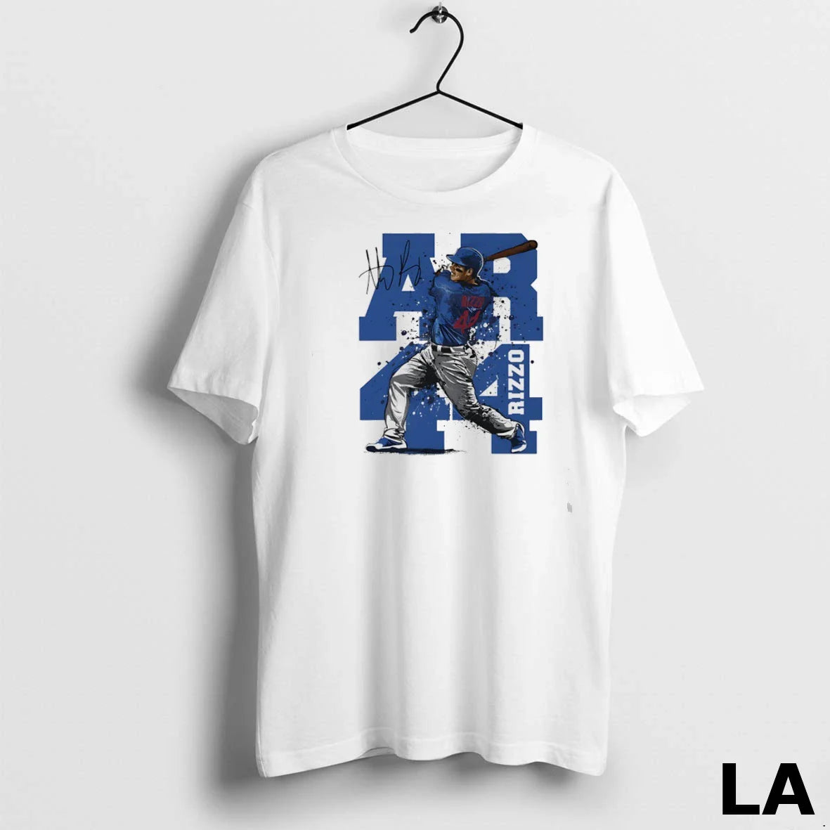 Original Anthony Rizzo Ar44 Chicago Cubs Autographed TShirt Modern