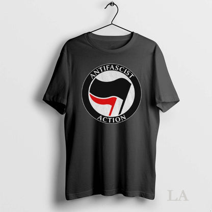 Original Antifascist Action Flag Logo Political Long Sleeve Trendy