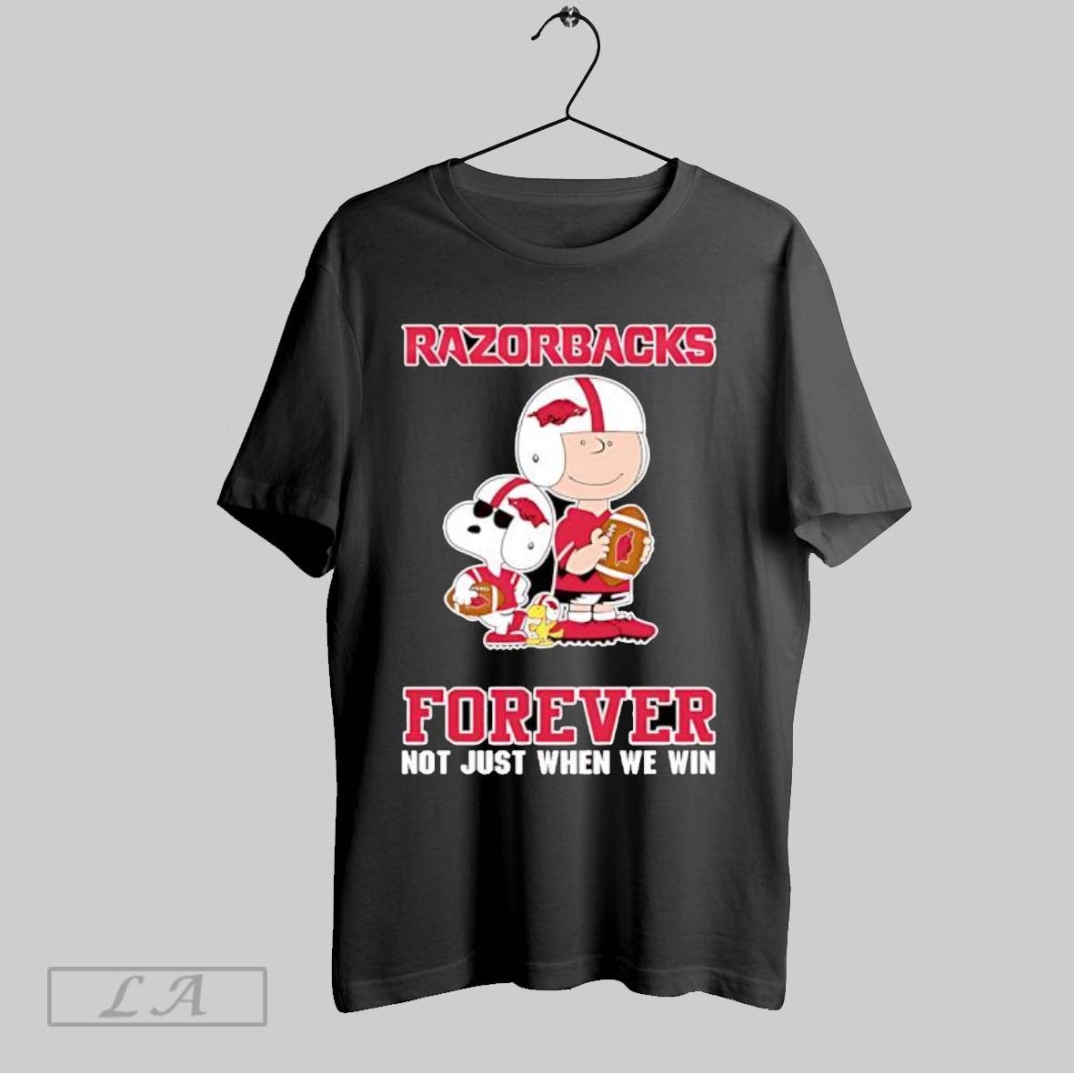 Original Arkansas Razorbacks Charlie Brown Cartoon Forever Shirt