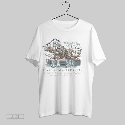 Original Arkansas Vs Texas Am Game Day 2025 October 18Th Tee Elegant