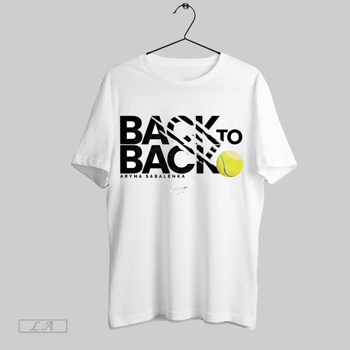 Original Aryna Sabalenka Back To Back Signature TShirt Trendy