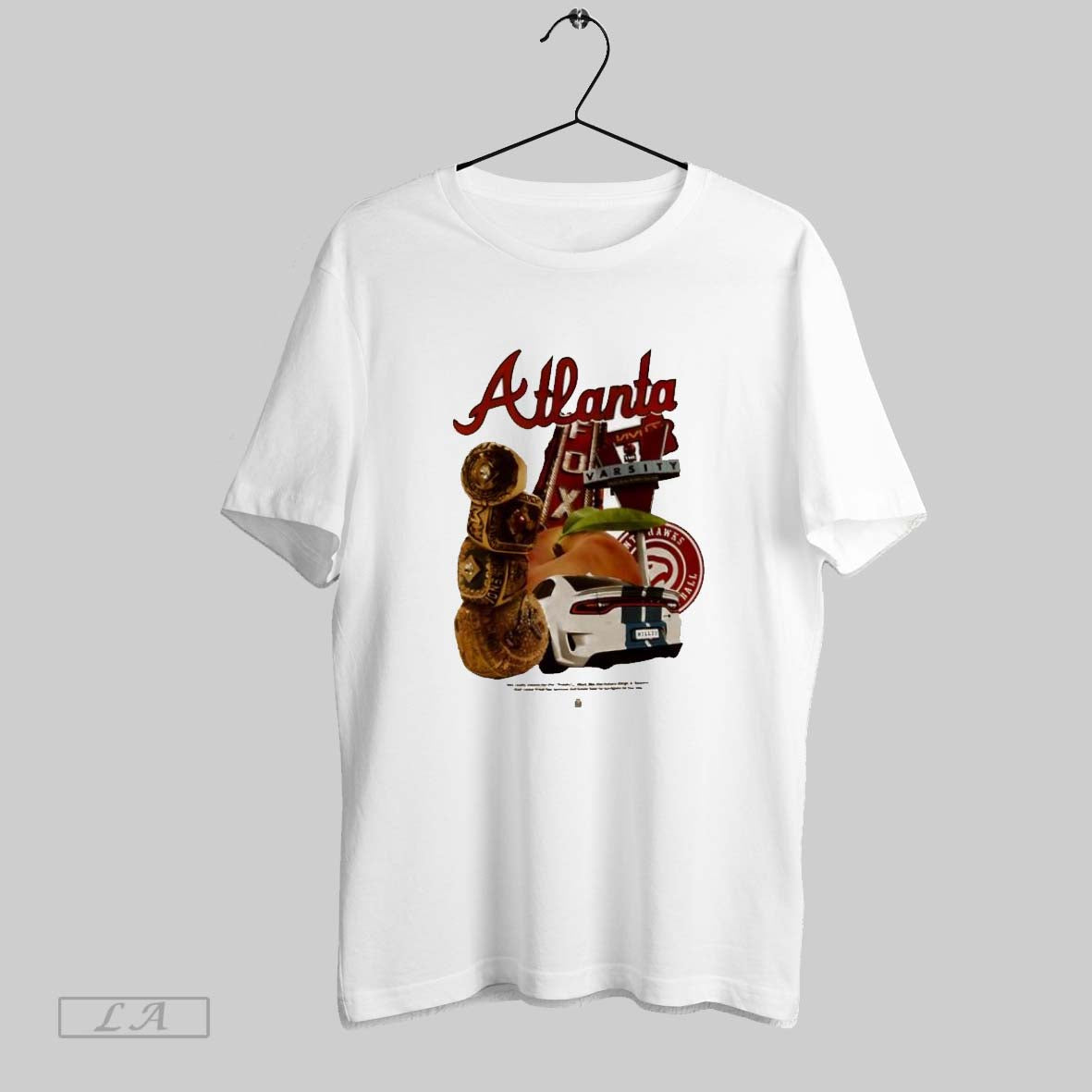 Original Atlanta Culture Tan Atlanta Hawks Logo Shirt Authentic Style