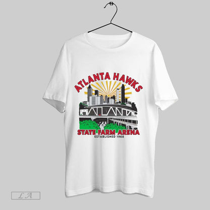 Original Atlanta Hawks State Farm Arena Est 1968 Long Sleeve Elegant