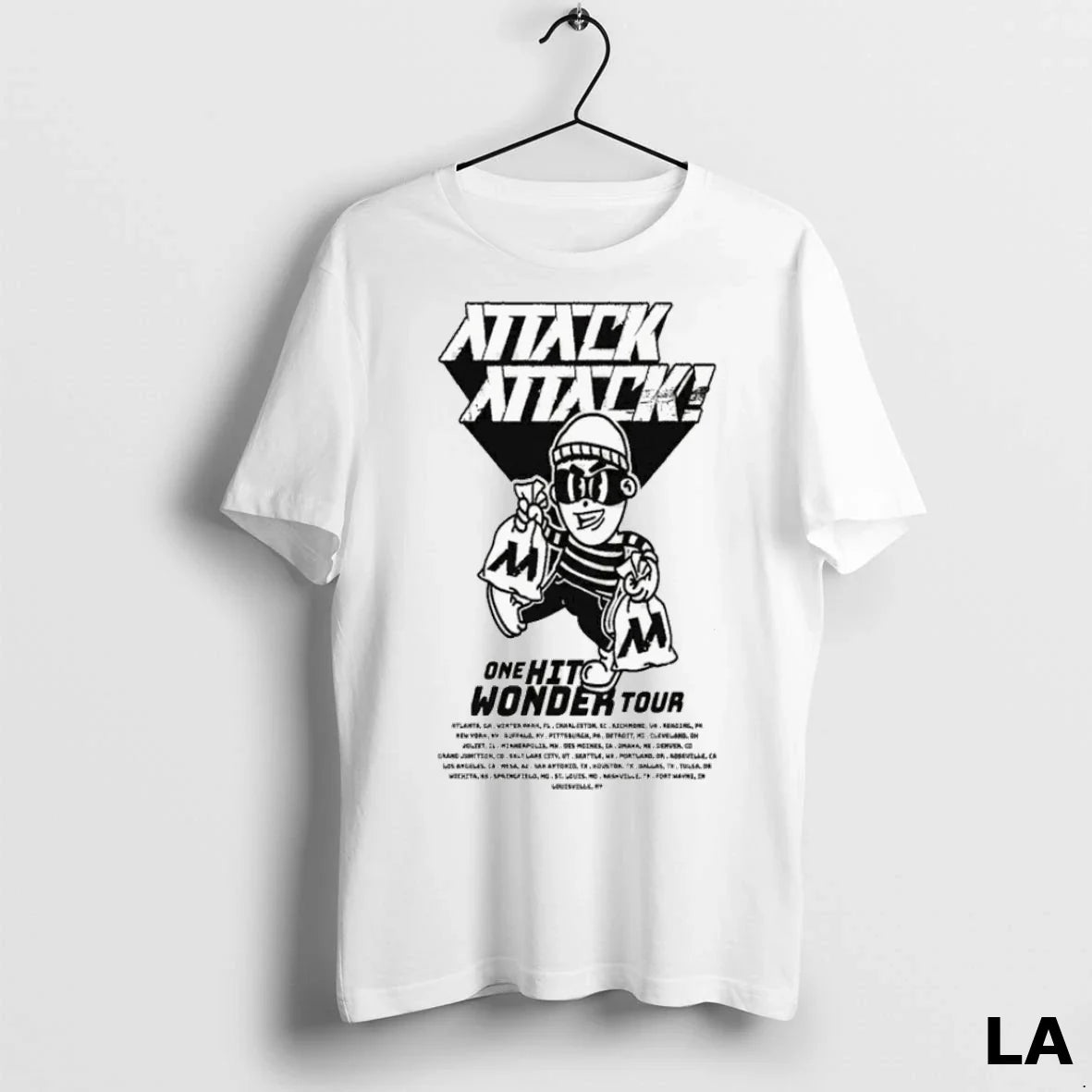 Original Attack Attack One Hit Wonder Tour 2025 Shirt Vintage Design