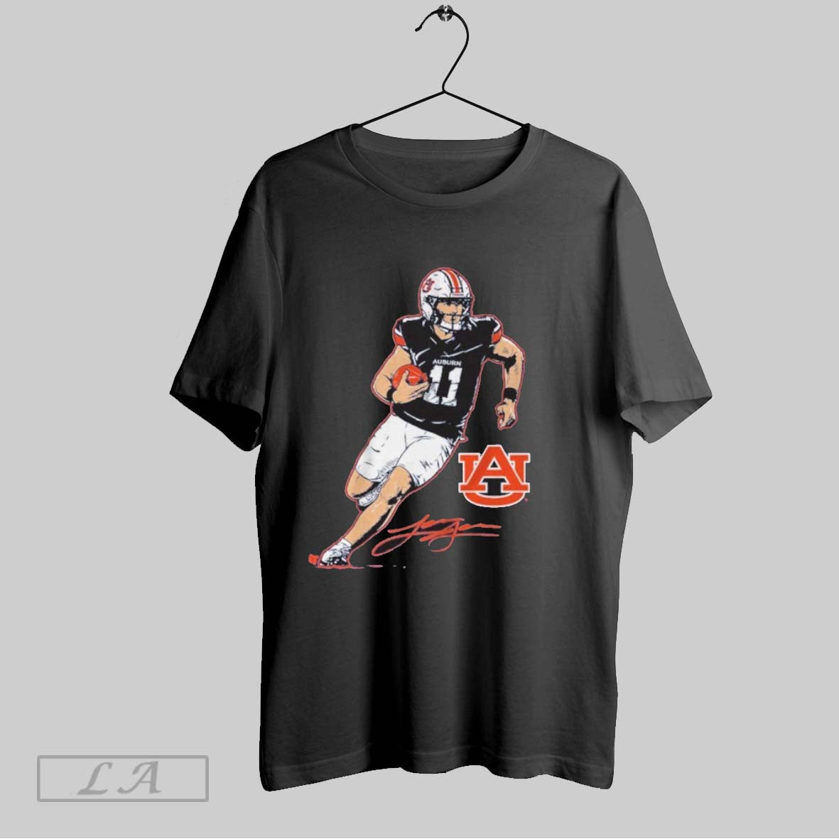 Original Auburn Football Jackson Arnold Superstar Pose TShirt Retro