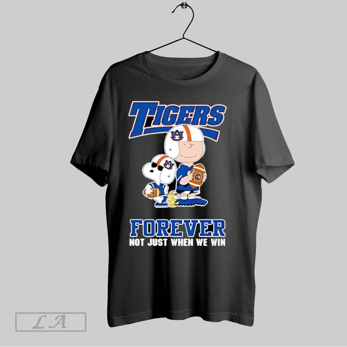 Original Auburn Tigers Charlie Brown Cartoon Forever Tee Stylish Gift