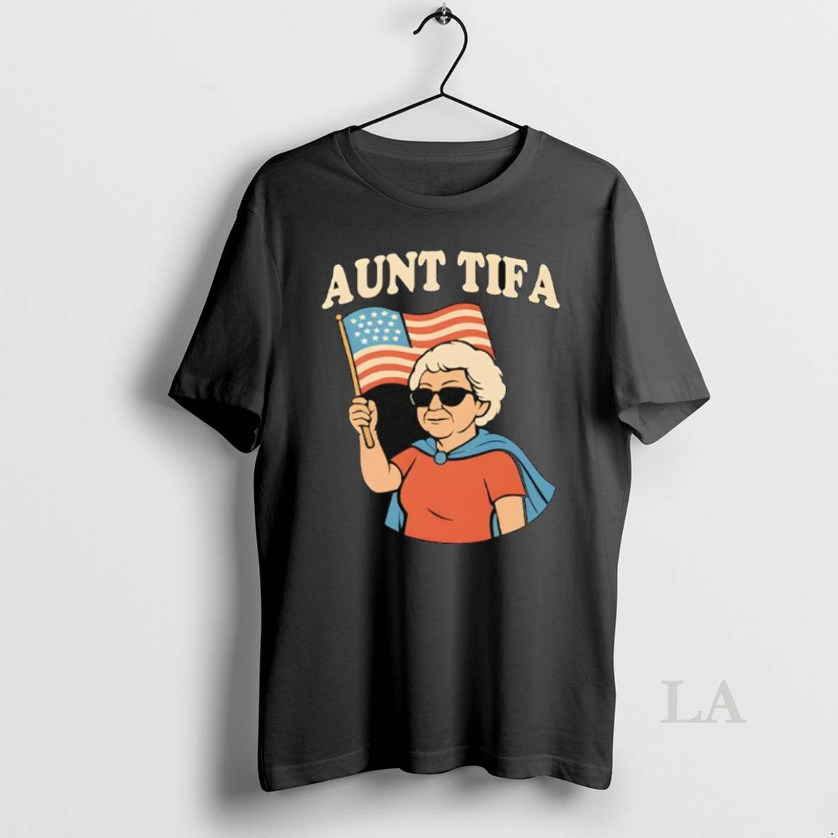 Original Aunt Tifa American Flag Shirt Elegant Collection