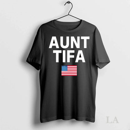 Original Aunt Tifa American Flag Sweatshirt Classic Outfit