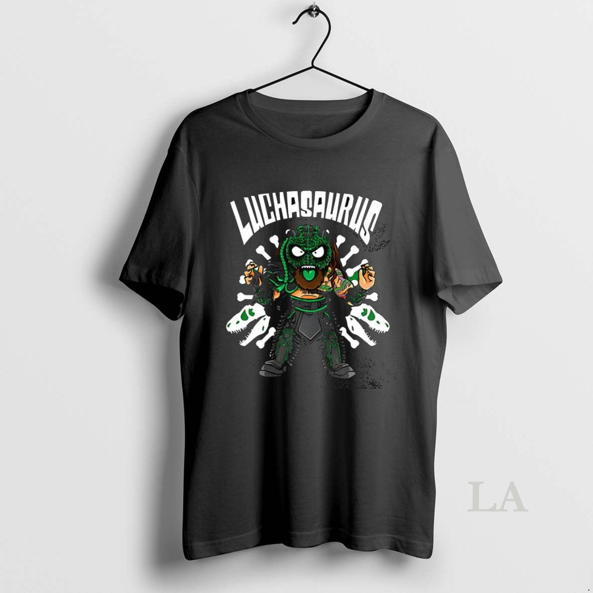 Original Austin Matelson Awe Luchasaurus Dinosaur Tee Exclusive Look