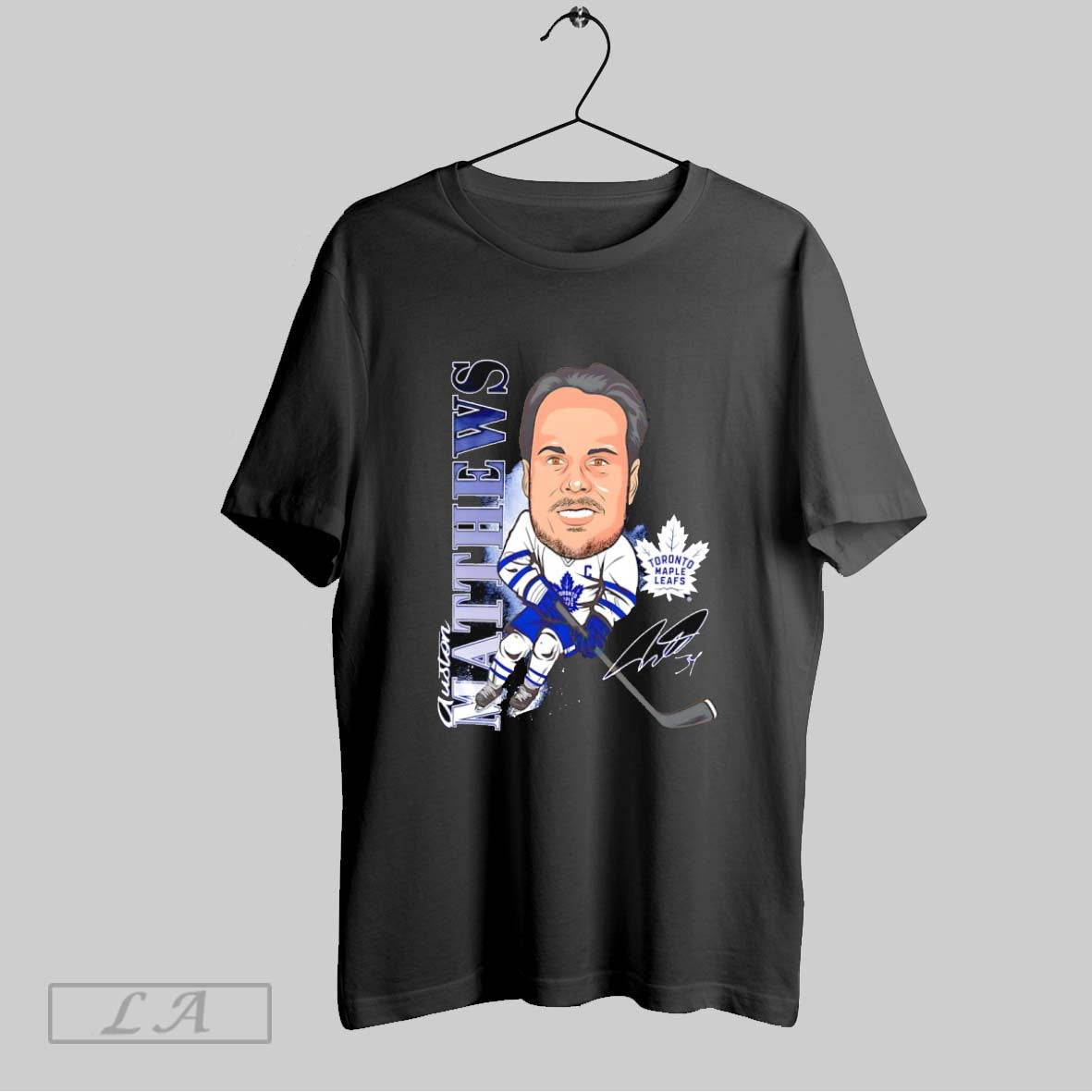 Original Auston Matthews Toronto Maple Leafs Hockey Caricature Player