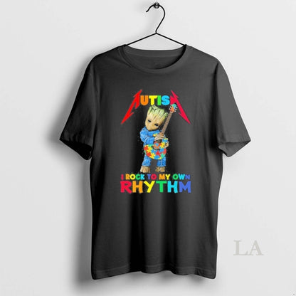 Original Autism Groot I Rock To My Own Rhythm Long Sleeve Trendy