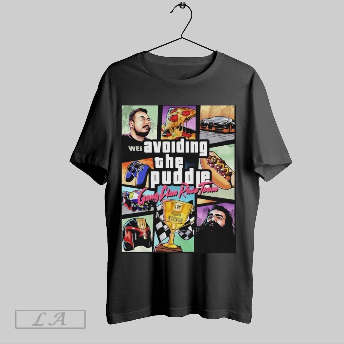 Original Avoiding Puddle Atp Gang Clan Race Team Gta TShirt Classic