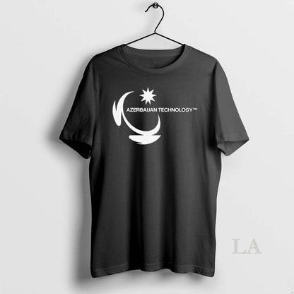 Original Azerbaijan Technology Logo TShirt Classic Fashion