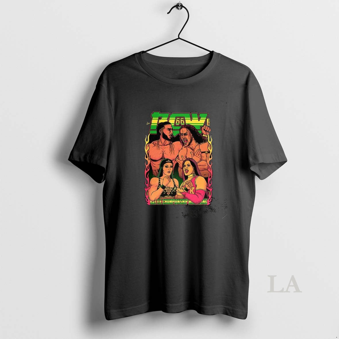 Original Bcw 66 Battle Championship Wrestling TShirt Trendy Collection