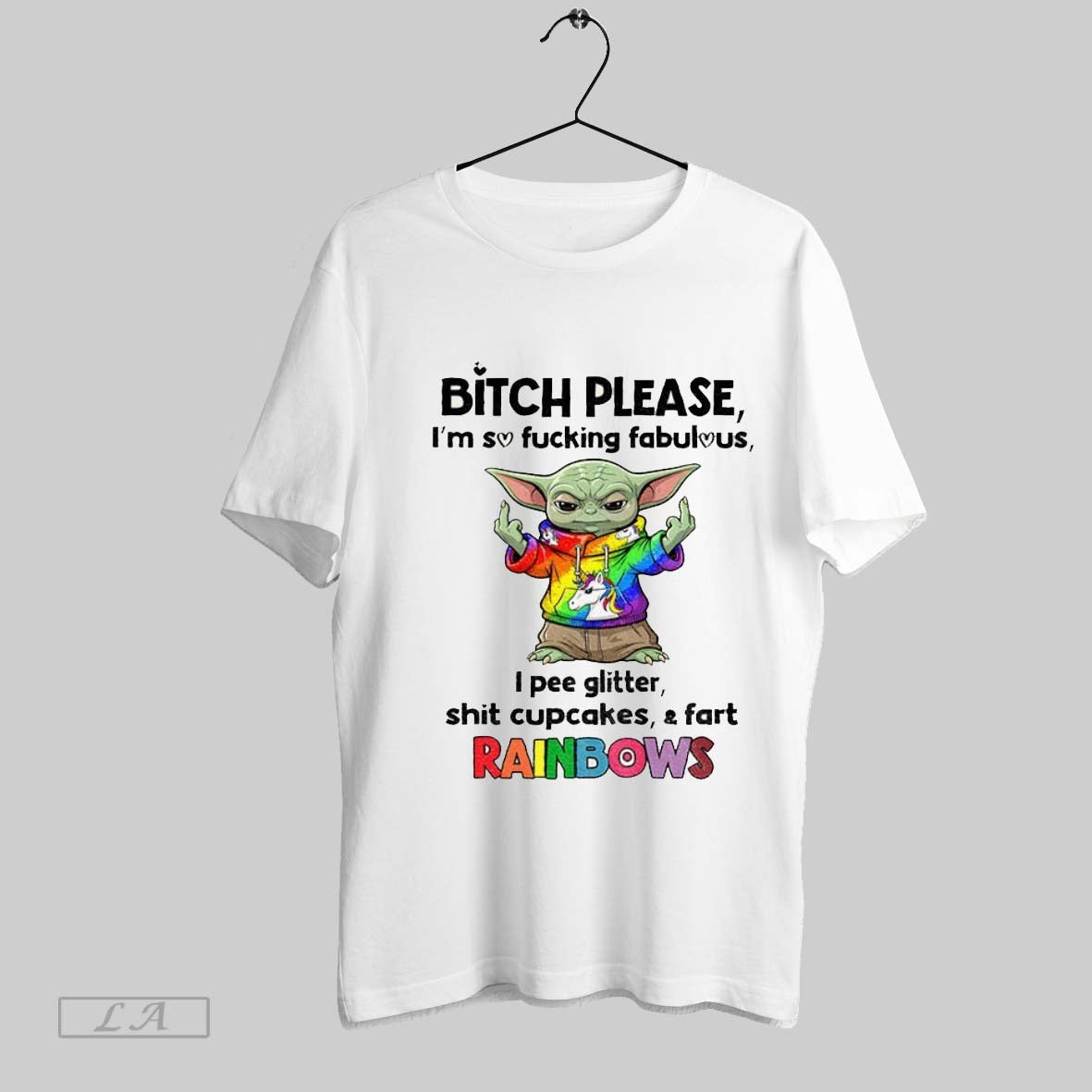Original Yoda Bitch Please Im So Fucking Fabulous I Pee Glitter Shit