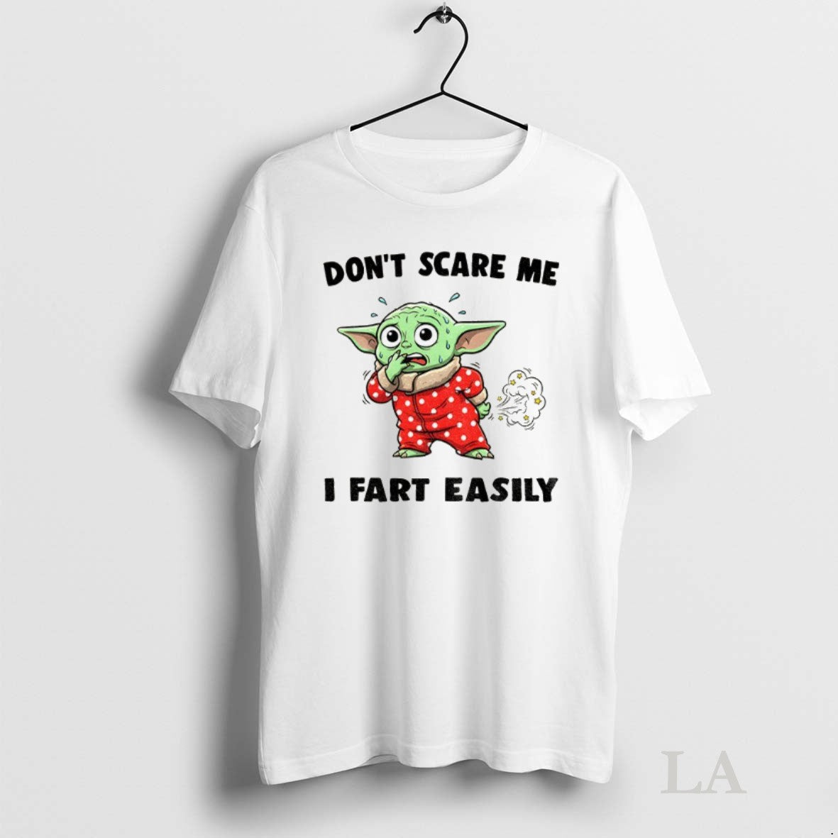 Original Yoda Dont Scare Me I Fart Easily Tee Premium Outfit