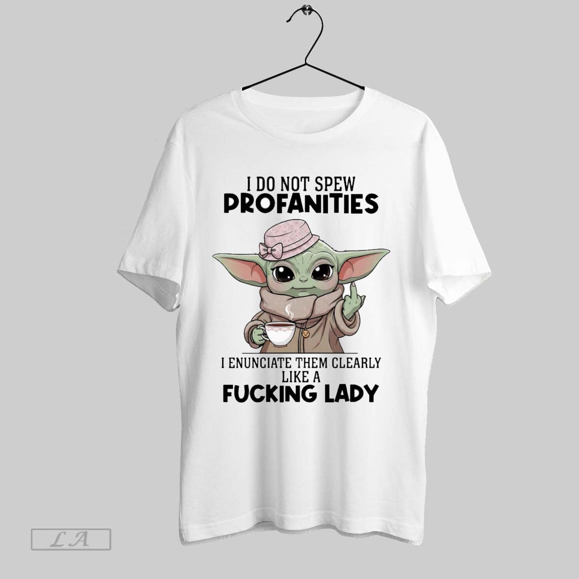 Original Yoda Middle Finger I Do Not Spew Profanities I Enunciate