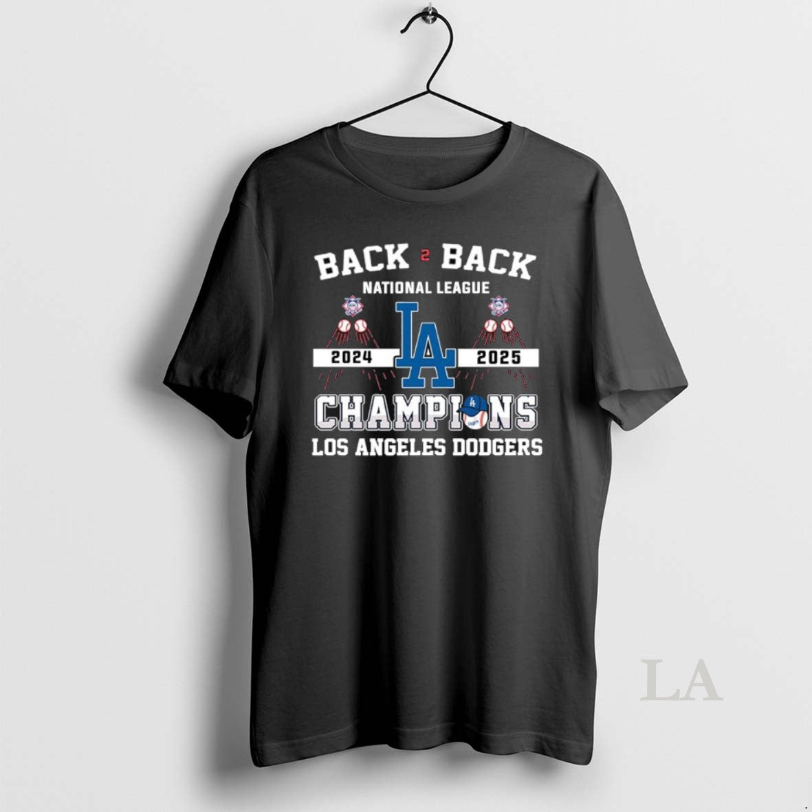 Original Back 2 Back Los Angeles Dodgers Nl Champions 2024 2025