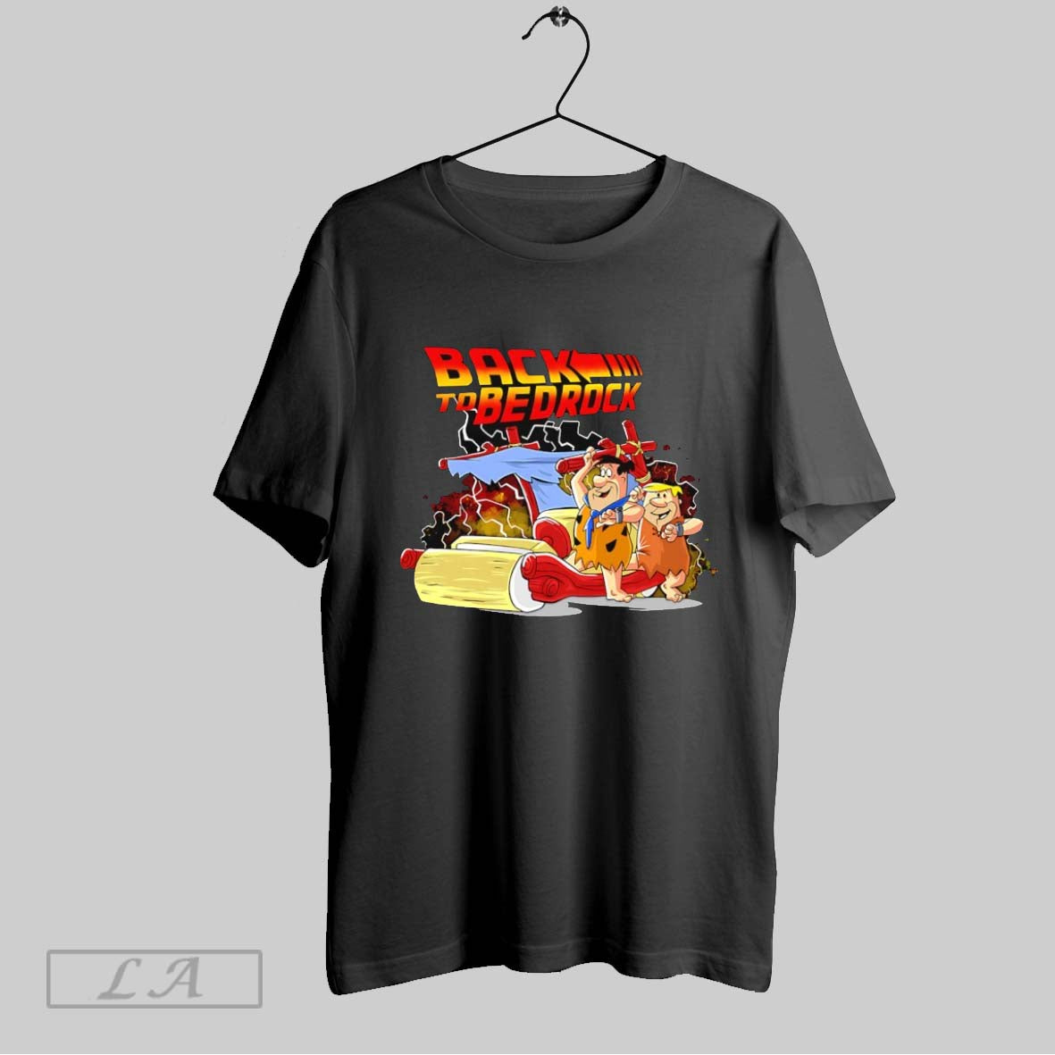 Original Back To Bedrock X Back To Future TShirt Trendy Collection