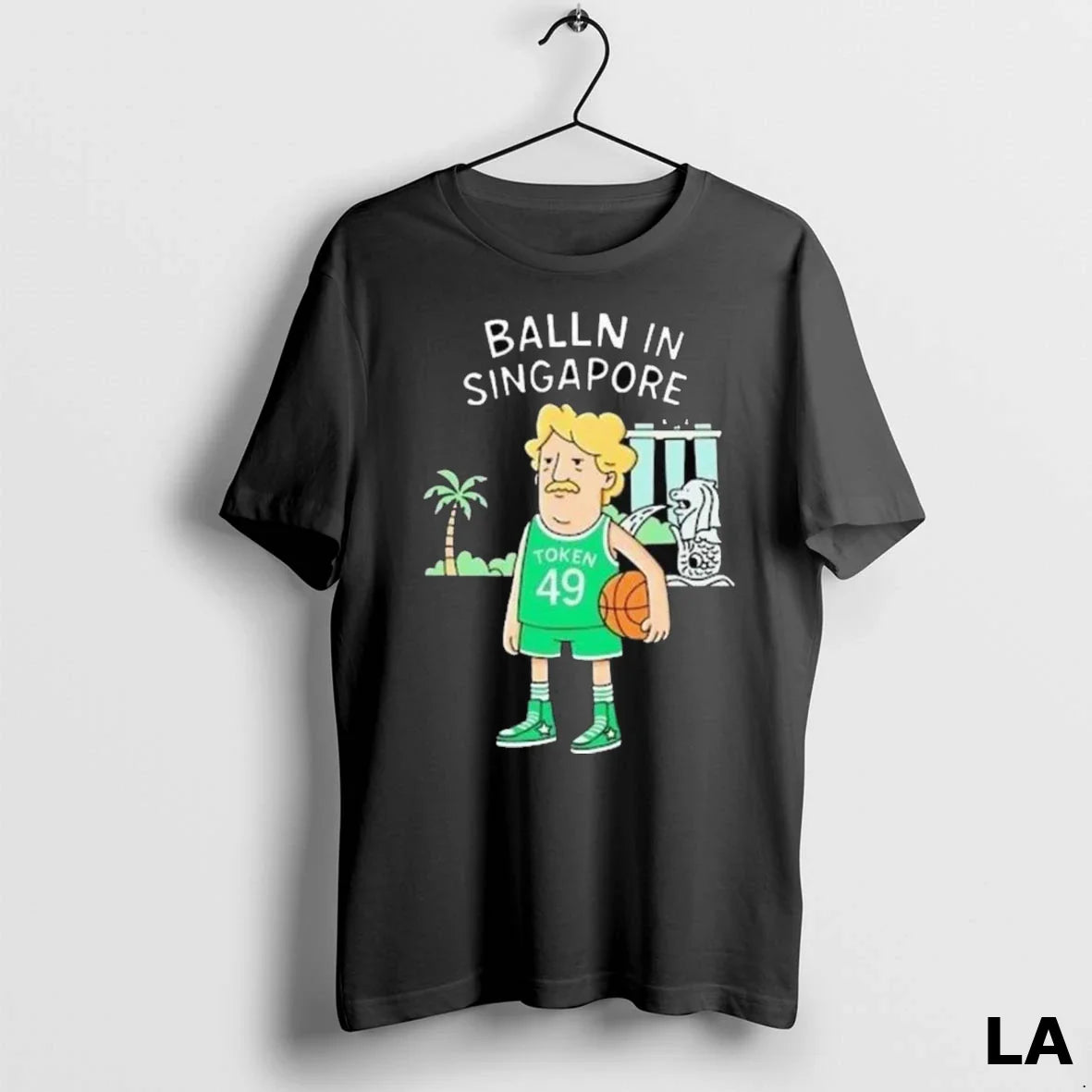 Original Balln Singapore Token Basketball Long Sleve Tank Top Premium