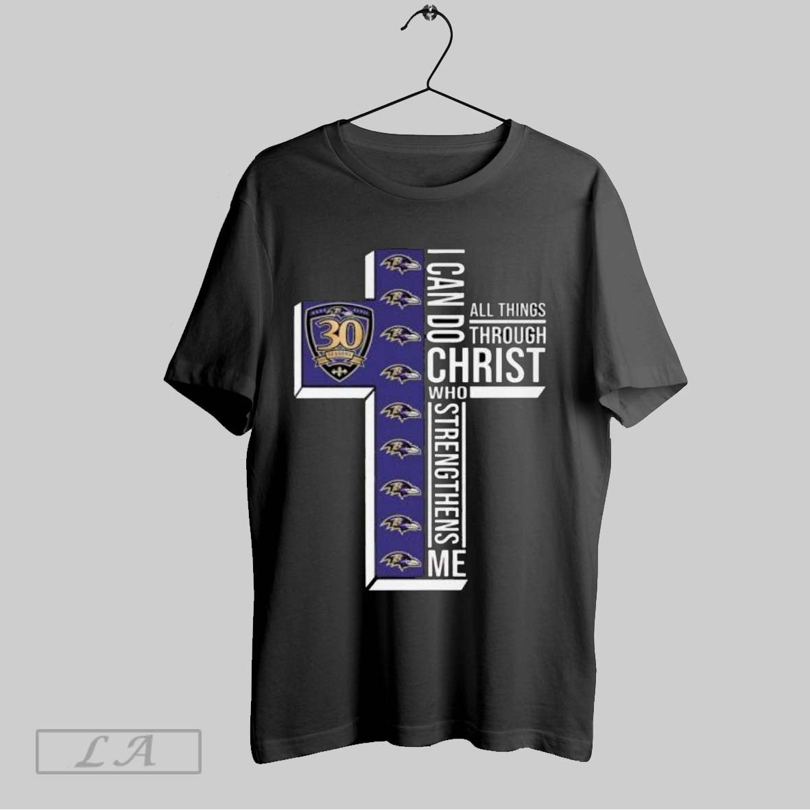 Original Baltimore Ravens 30Th Season I Can Do All Things Through