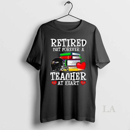 Original Baltimore Ravens Retired But Forever Teacher Heart Long