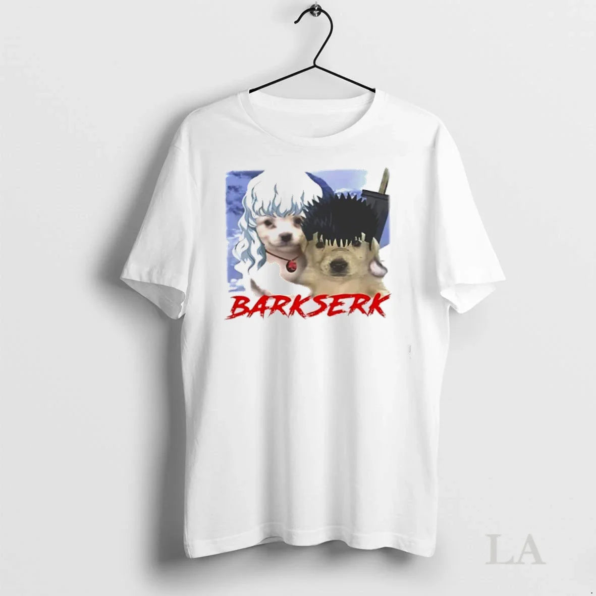 Original Barkserk Dogs Anime Tee Modern Apparel