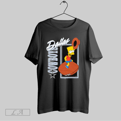 Original Bart Simpsons X Dallas Cowboys TShirt Premium Art