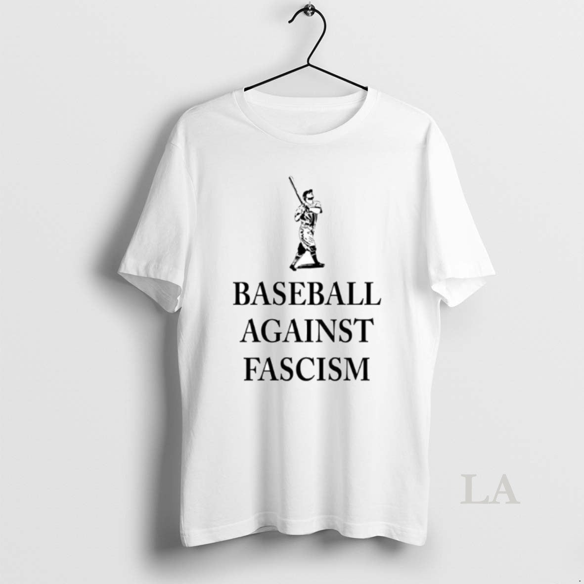 Original Baseball Against Fascism Ornaments TShirt Retro Art