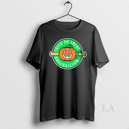 Original Baseballism Trick Or Treat Jack TShirt Trendy Collection