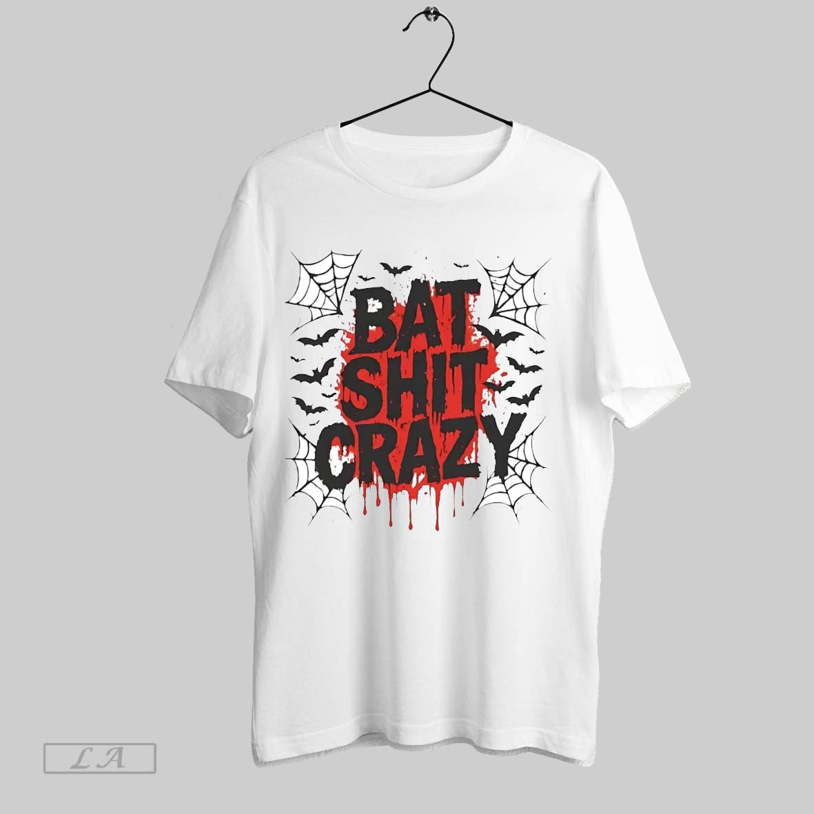 Original Bat Shit Crazy Spiderweb Halloween Tank Top Modern Look