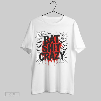 Original Bat Shit Crazy Spiderweb Halloween Tank Top Modern Look