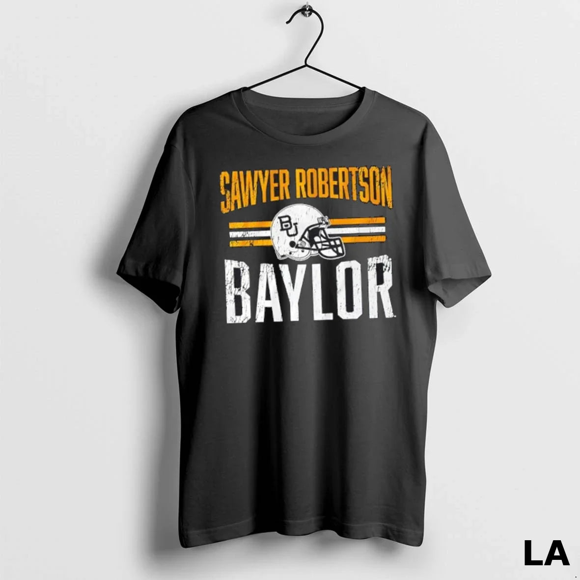 Original Baylor Football Sawyer Robertson Helmet Hero Sweatshirt