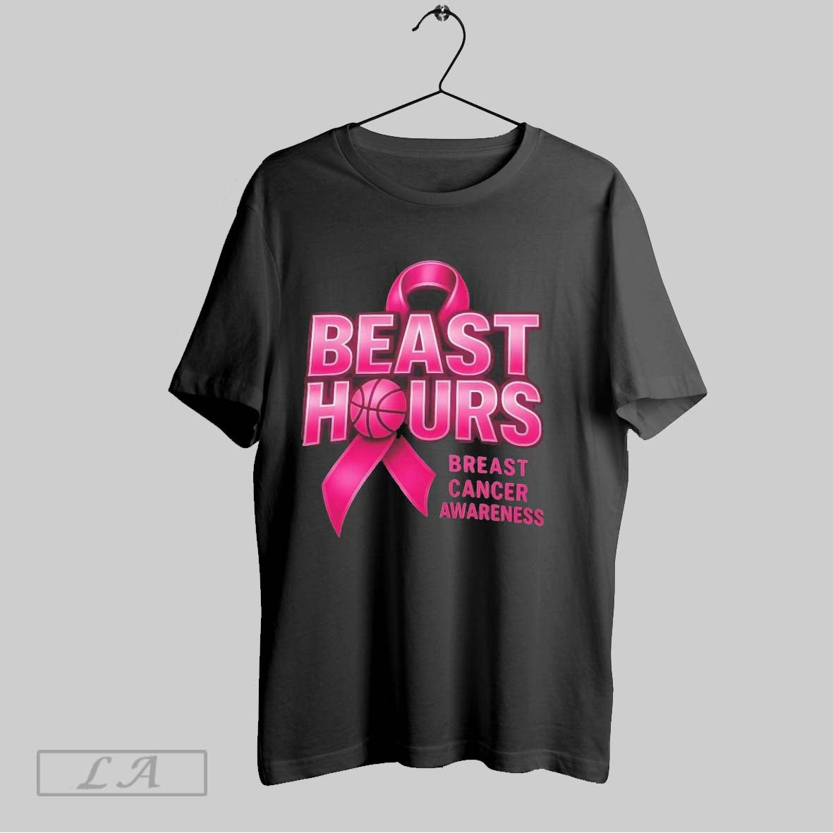 Original Beast Hours Breast Cancer Awareness Tee Retro Collection