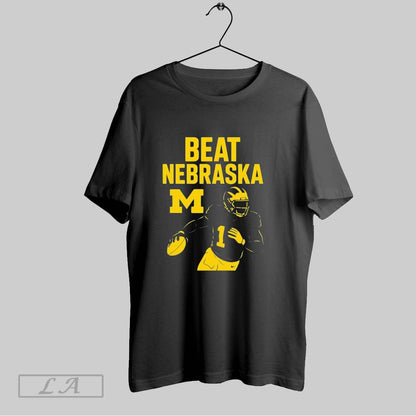 Original Beat Nebraska Michigan Wolverines 2025 Rivalry Long Sleeve