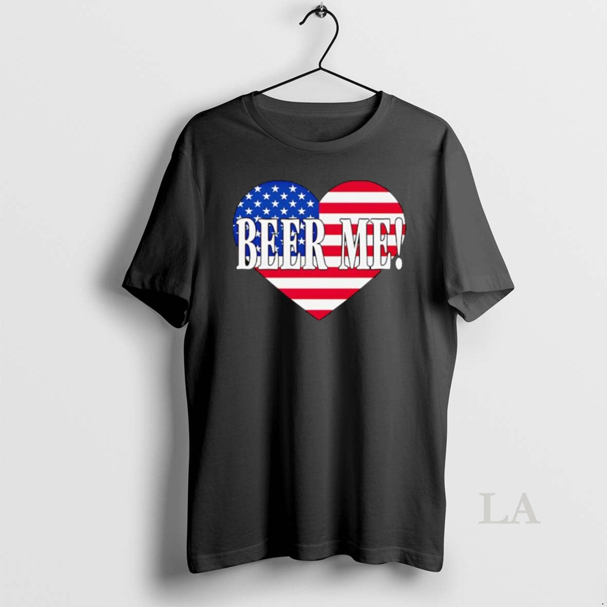 Original Beer Me Heart American Flag 2025 Long Sleeve Premium Look