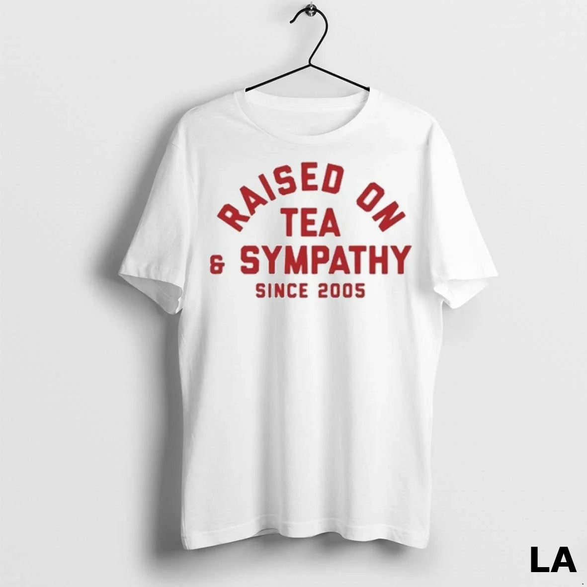 Original Bernard Fanning Raised Tea Sympathy Since 2005 Tee Elegant