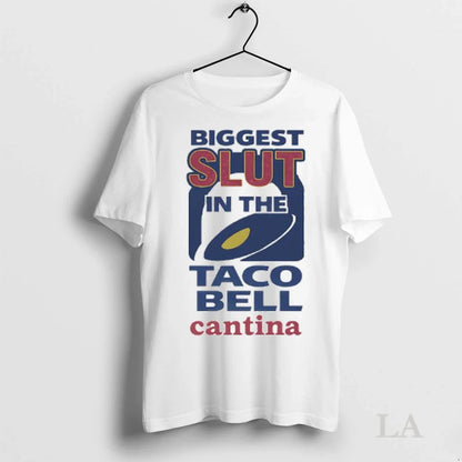 Original Biggest Slut Taco Bell Cantina Logo Ladies Hoodie Unique Art
