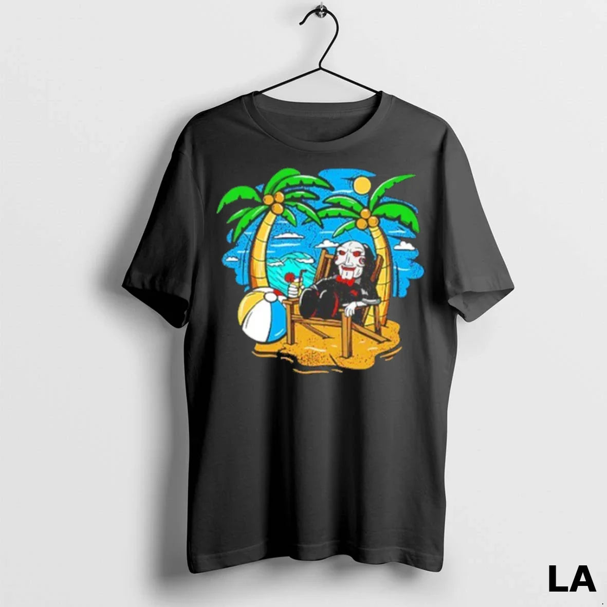Original Billy Puppet Beach Chair Halloween Shirt Designer Style