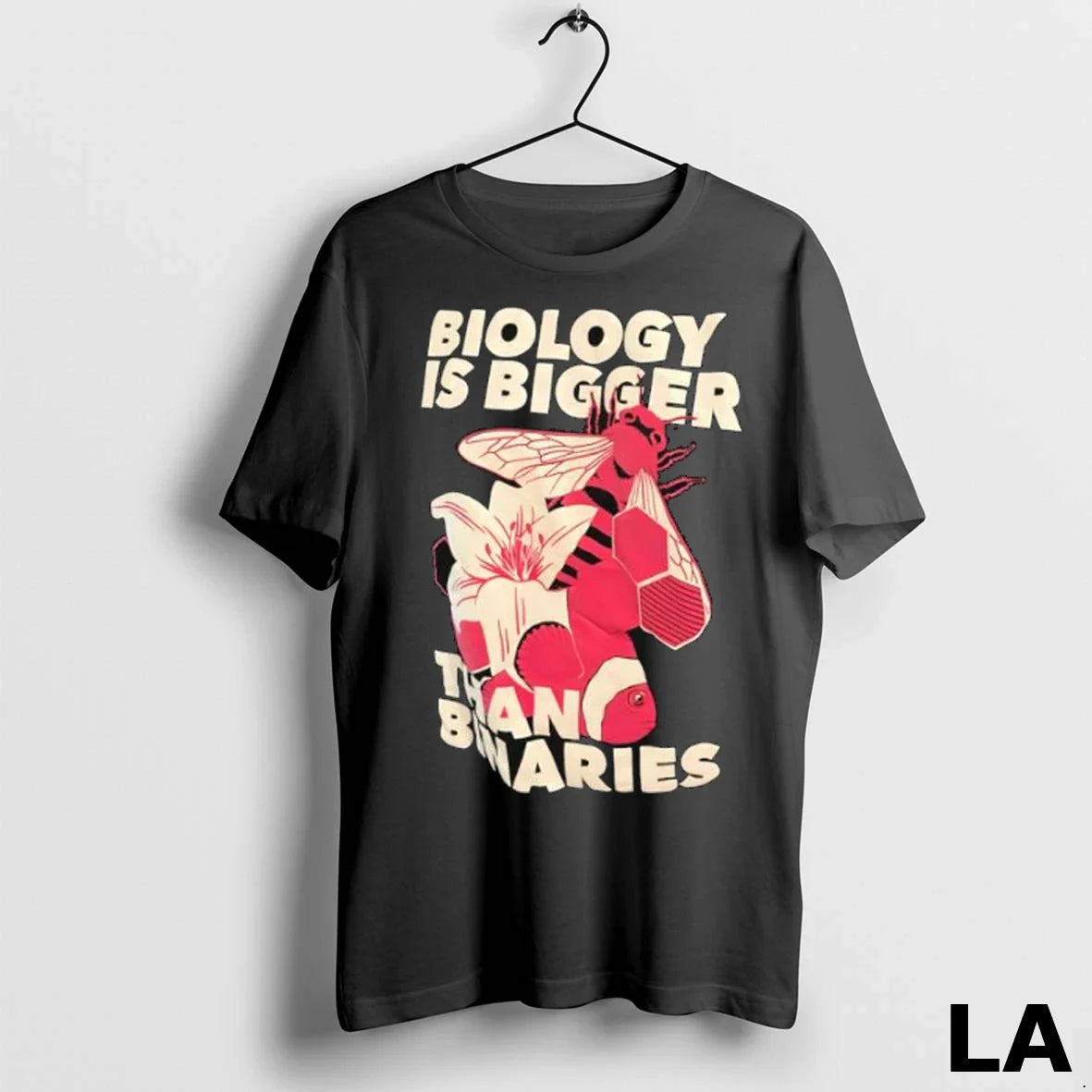 Original Biology Is Bigger Bang Aries Ladies Tee Authentic Collection