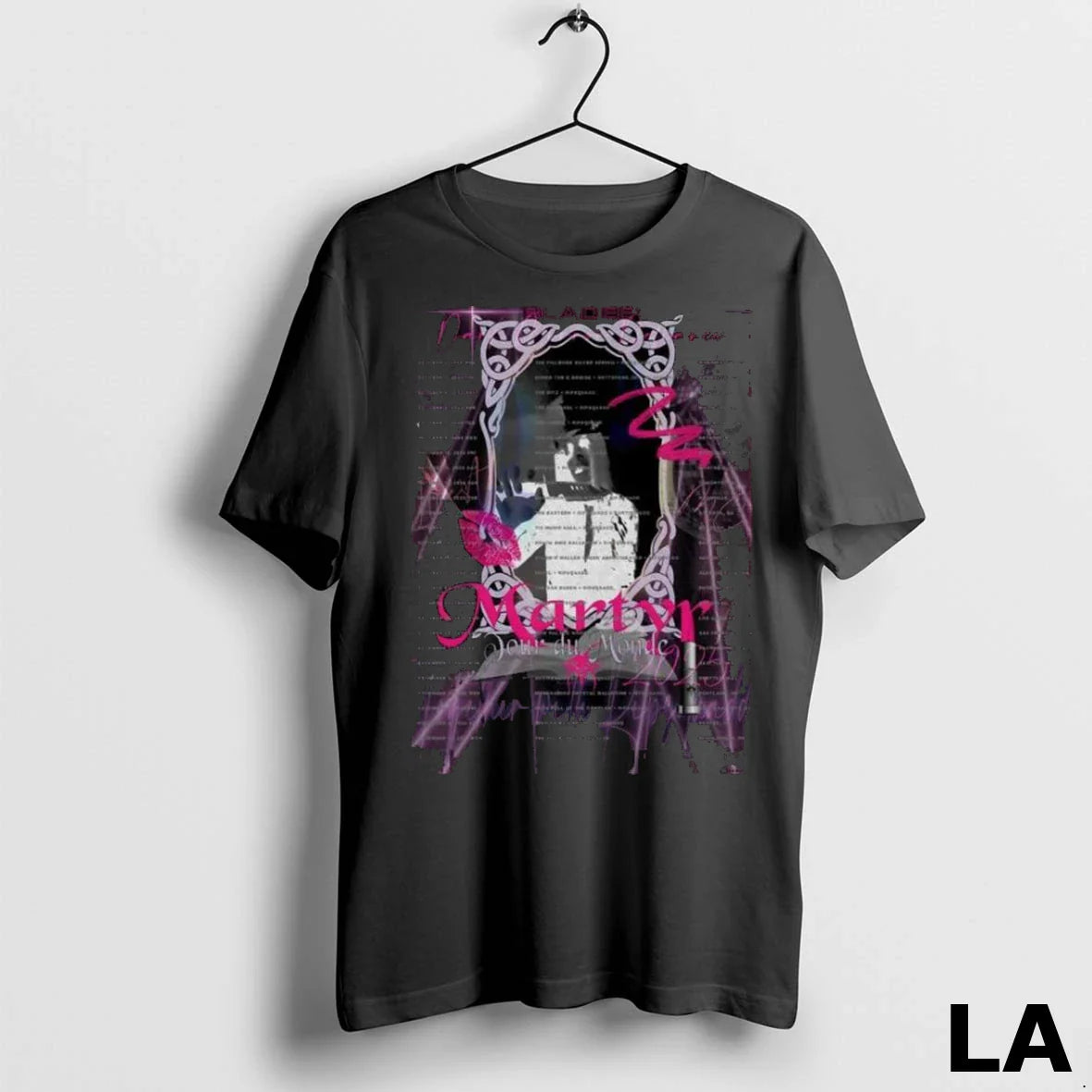 Original Bladee Martyr Tour Du Monde 2025 Long Sleve TShirt Authentic