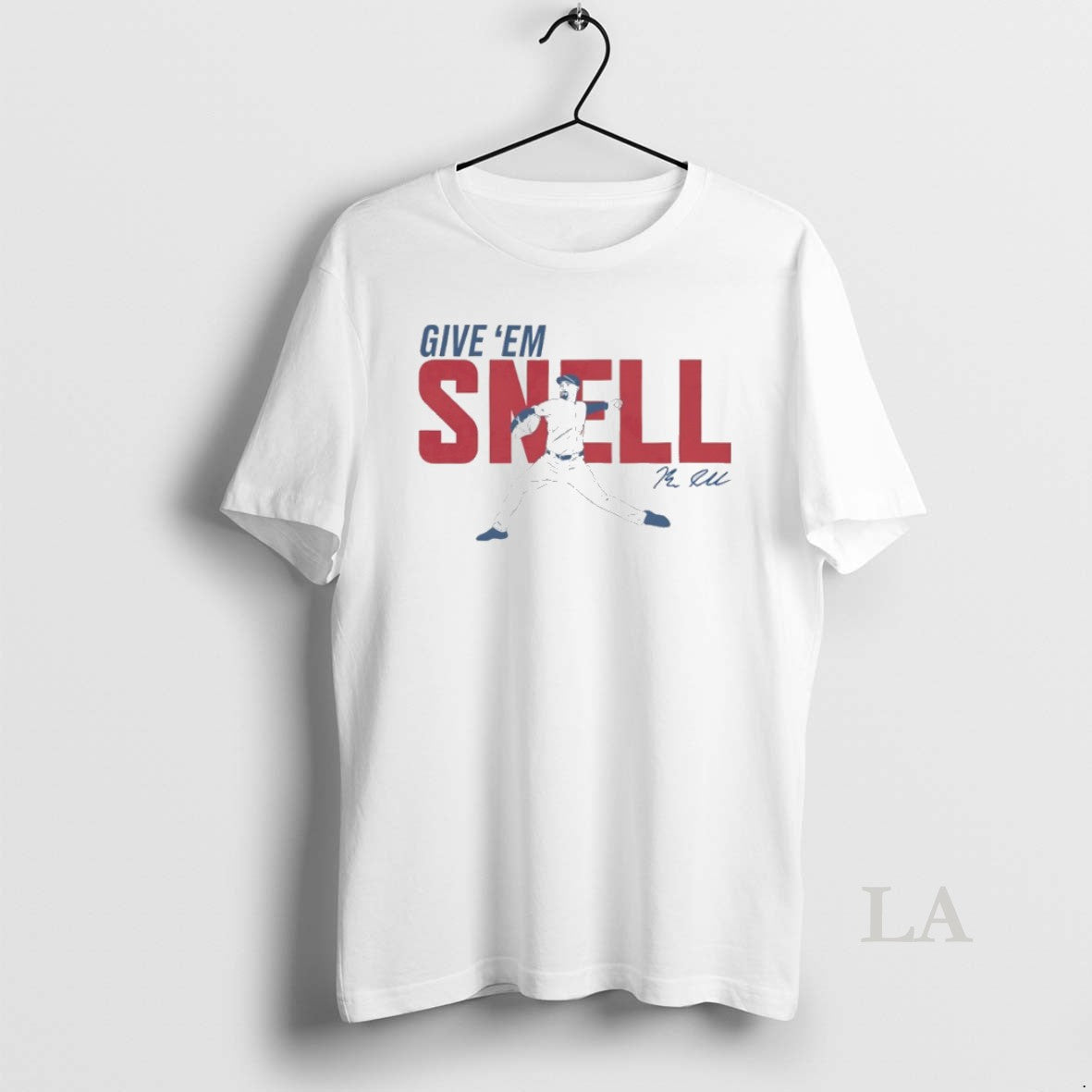 Original Blake Snell Los Angeles Dodgers Give Em Snell Signature Tee
